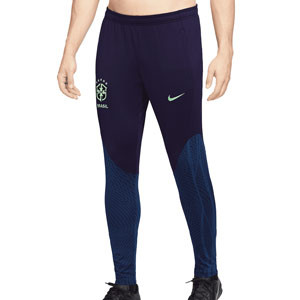 Pantalón Nike Brasil entreno Dri-Fit Strike - Pantalón largo de entreno Nike de Brasil - azul marino