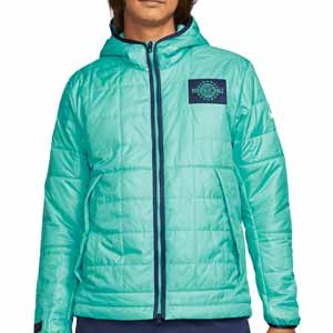 Abrigo Nike Inter Sportswear Fleece-Lined - Chaqueta de invierno Nike del Inter de Milán - verde turquesa