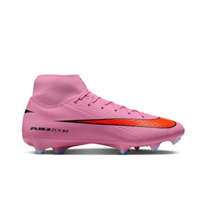 Nike Mercurial Zoom Superfly 10 Academy FG/MG - Botas de fútbol con tobillera Nike FG/MG para césped artificial - ciruela