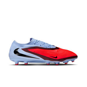 Nike Phantom 6 Low Pro AG-PRO - Botas de fútbol Nike AG-PRO para césped artificial - azul claro, rojas