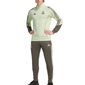 Chándal adidas Real Madrid entrenamiento - Chándal de entrenamiento adidas del Real Madrid - verde claro