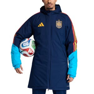 Chaqueta adidas España - Chaqueta de invierno adidas de la selección española 2026 - azul marino