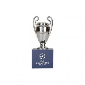 Mini Copa con pedestal Champions League - Figura réplica con pedestal Copa UEFA Champions League 45 mm - plateada - frontal